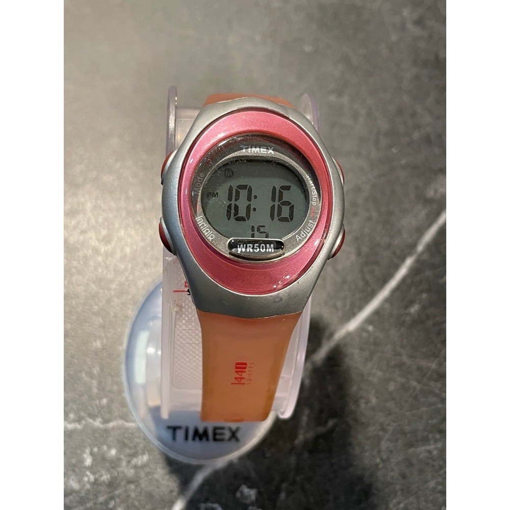Y2K Ladies Pink Timex Athletic Digital Watch - Picture 2 of 4